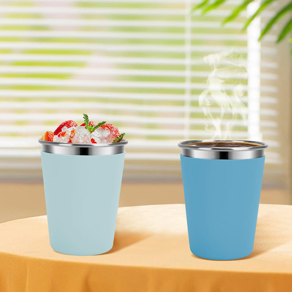 Stainless Steel Kids Cups with Lids, 12oz Spill Proof, 2 Pack M27724
