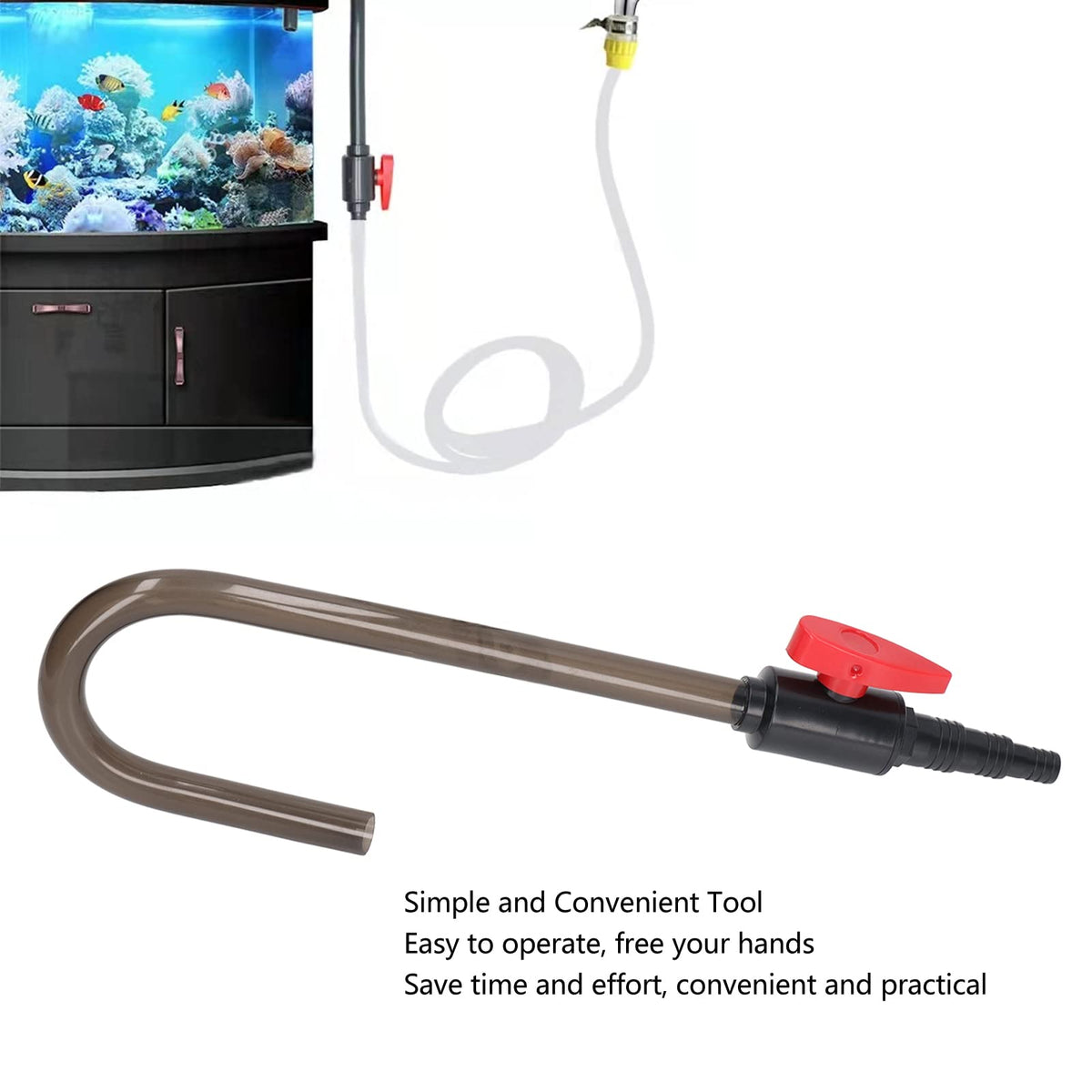 Aquarium Auto Top Off System Wall Mount Water Filler with Control Valve for 3/8 1/2 3/4 Inch Hose C818