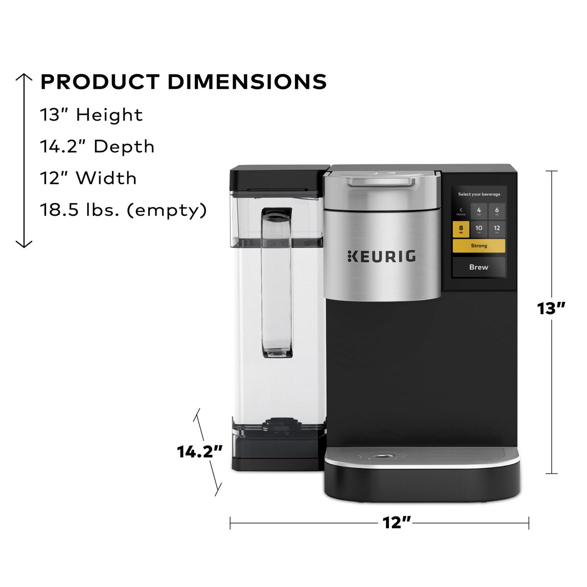 Single Serve Coffee Maker with 110 oz Water Reservoir K33986