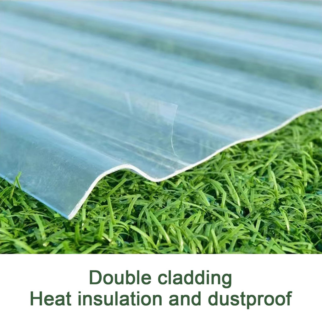 Corrugated Fiberglass Roofing Panels 8 pcs 35x63in P534