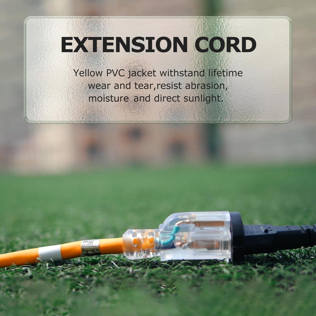 Yellow 12 Gauge 10 ft Extension Cord B346757