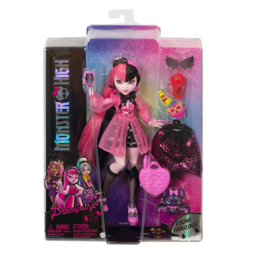 Monster High Doll with Pink & Black Hair U978462