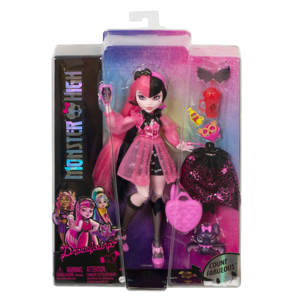 Monster High Doll with Pink & Black Hair U978462