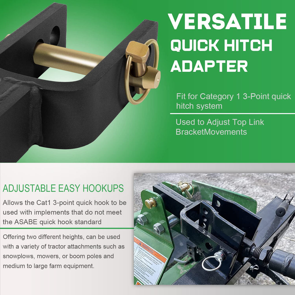 Category 1 3-Point Quick Hitch Adapter U581554