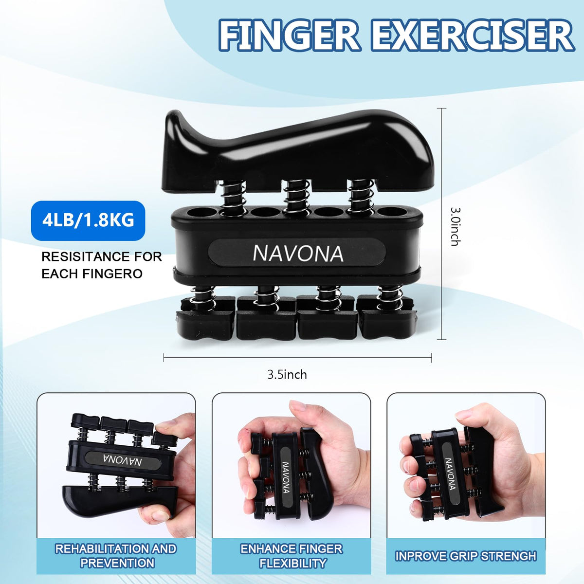 5/10 PCS Grip Strength Trainer Kit K38849