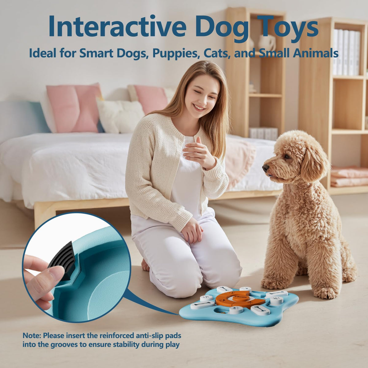 Interactive Dog Treat Puzzle Toys U899