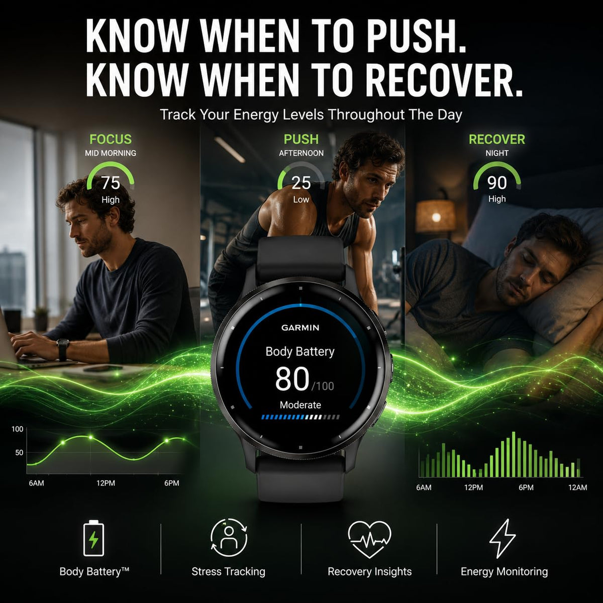 Black 45mm GPS Smartwatch O804