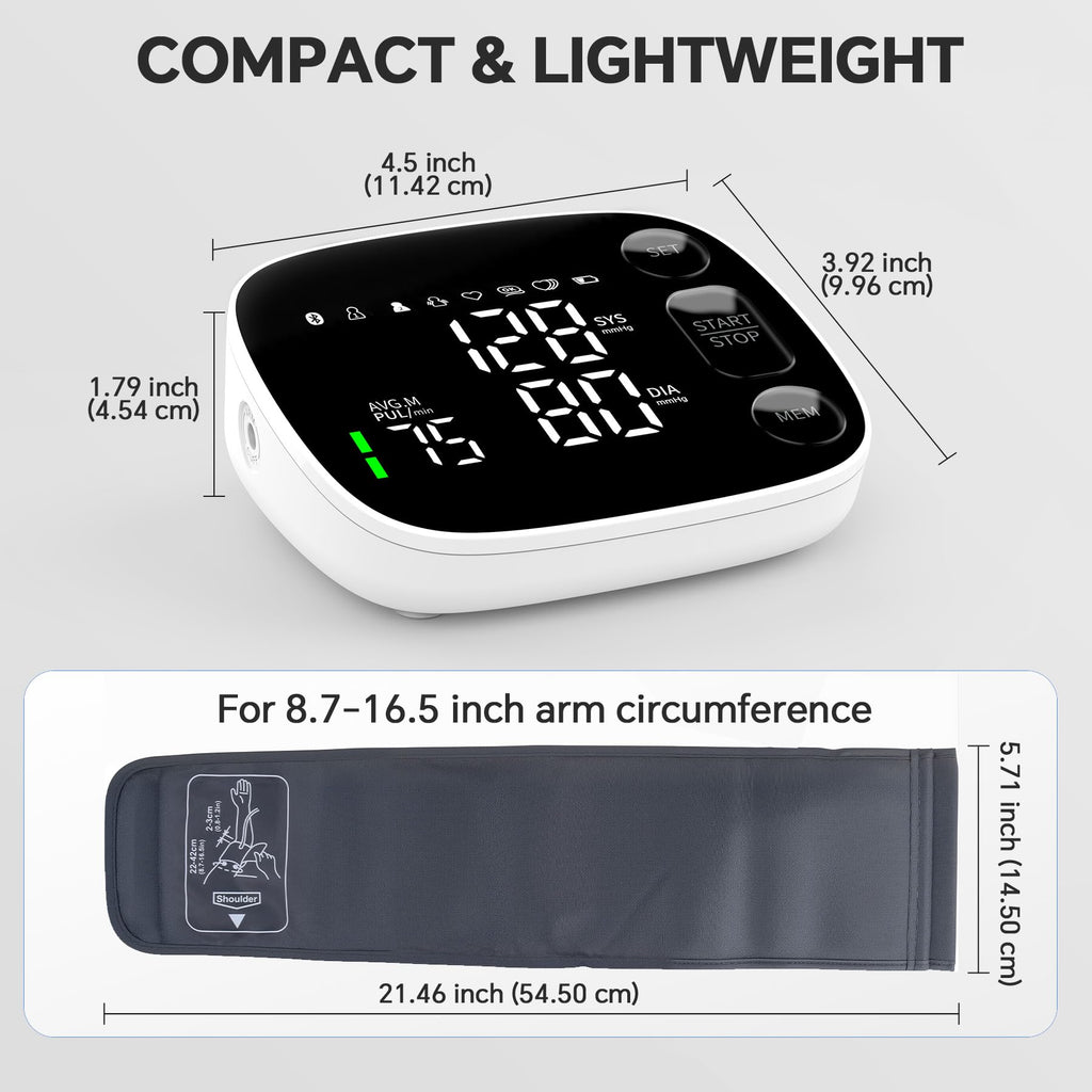 Blood Pressure Monitor Bluetooth Upper Arm M89204