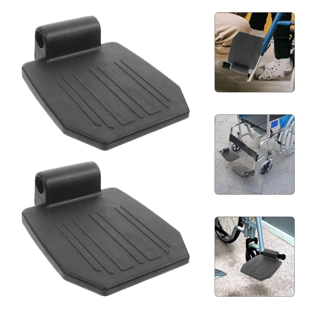 2pcs Heavy Duty Wheelchair Footrest Pedals Replacement Parts F56790