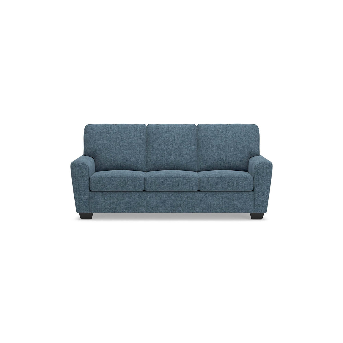 Blue Chenille 3 Seater Couch U50647
