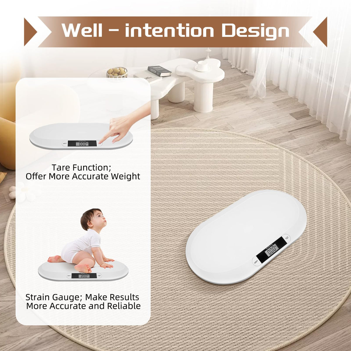 Digital Baby Scale 44Lbs LCD Display X68007