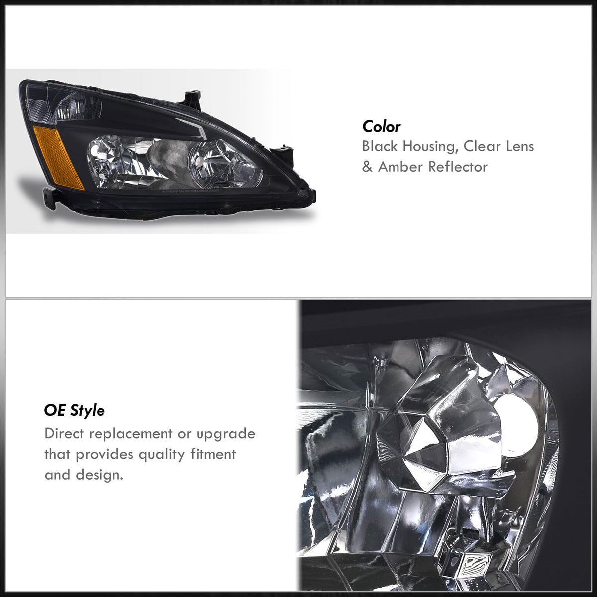 Headlights Assembly Left+Right Pair Q7445