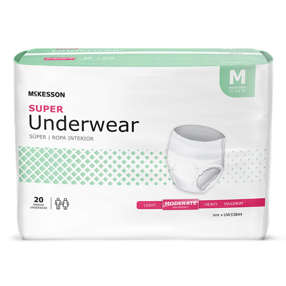 Medium 80 ct Incontinence Underwear J5389