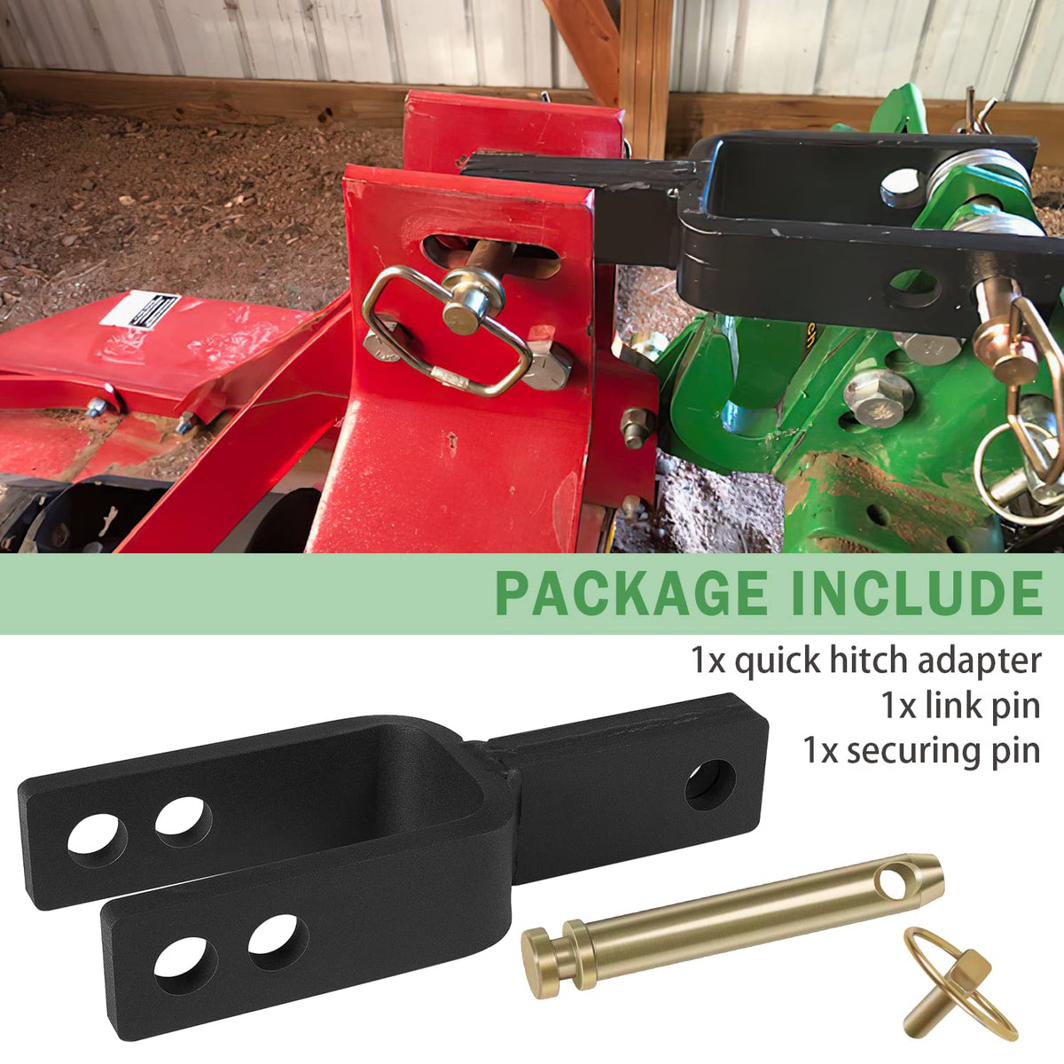 Category 1 3-Point Quick Hitch Adapter U581554