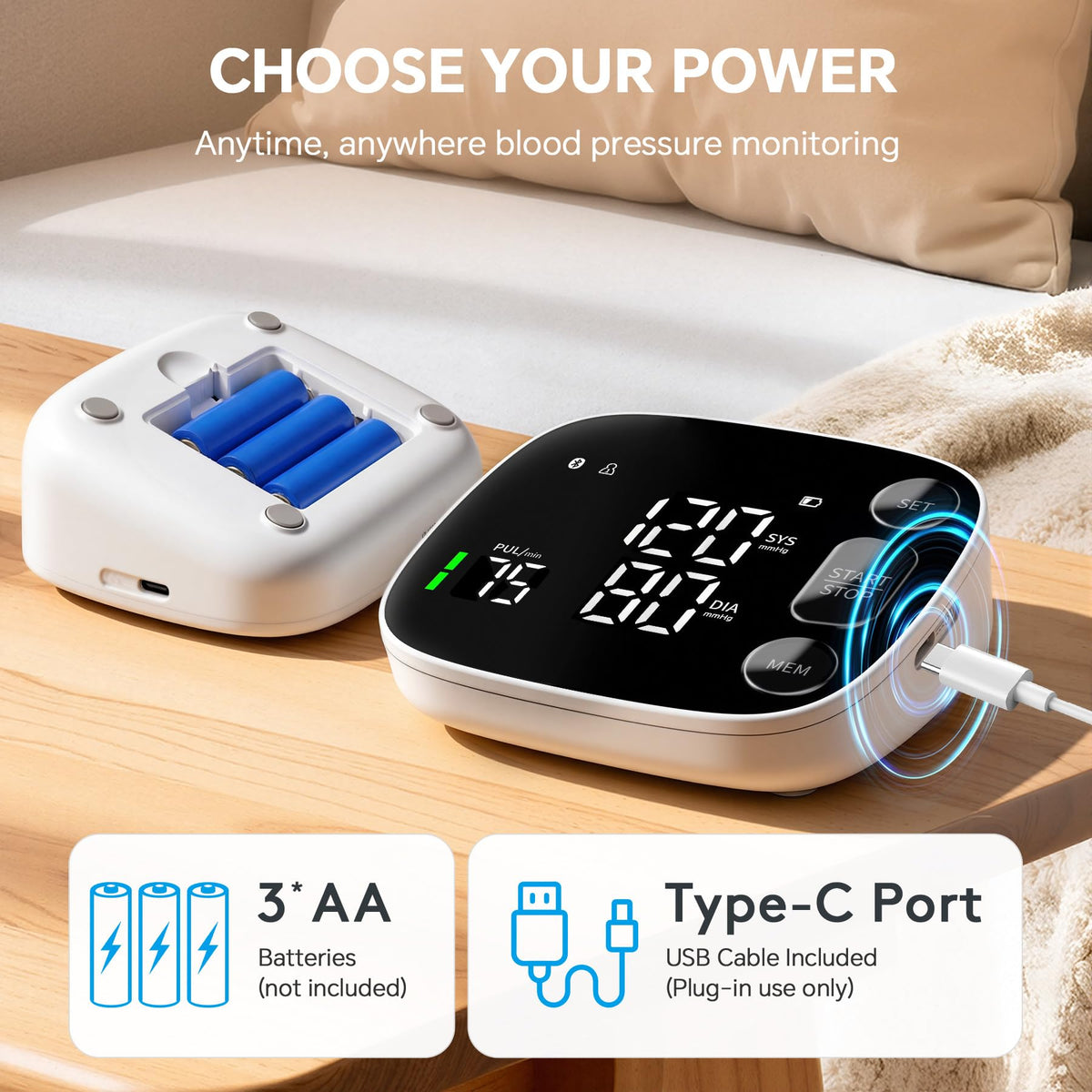Blood Pressure Monitor Bluetooth Upper Arm M89204