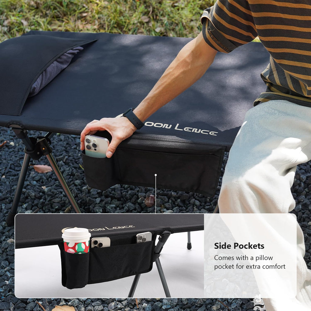 Height Adjustable Folding Camping Cot Q3589