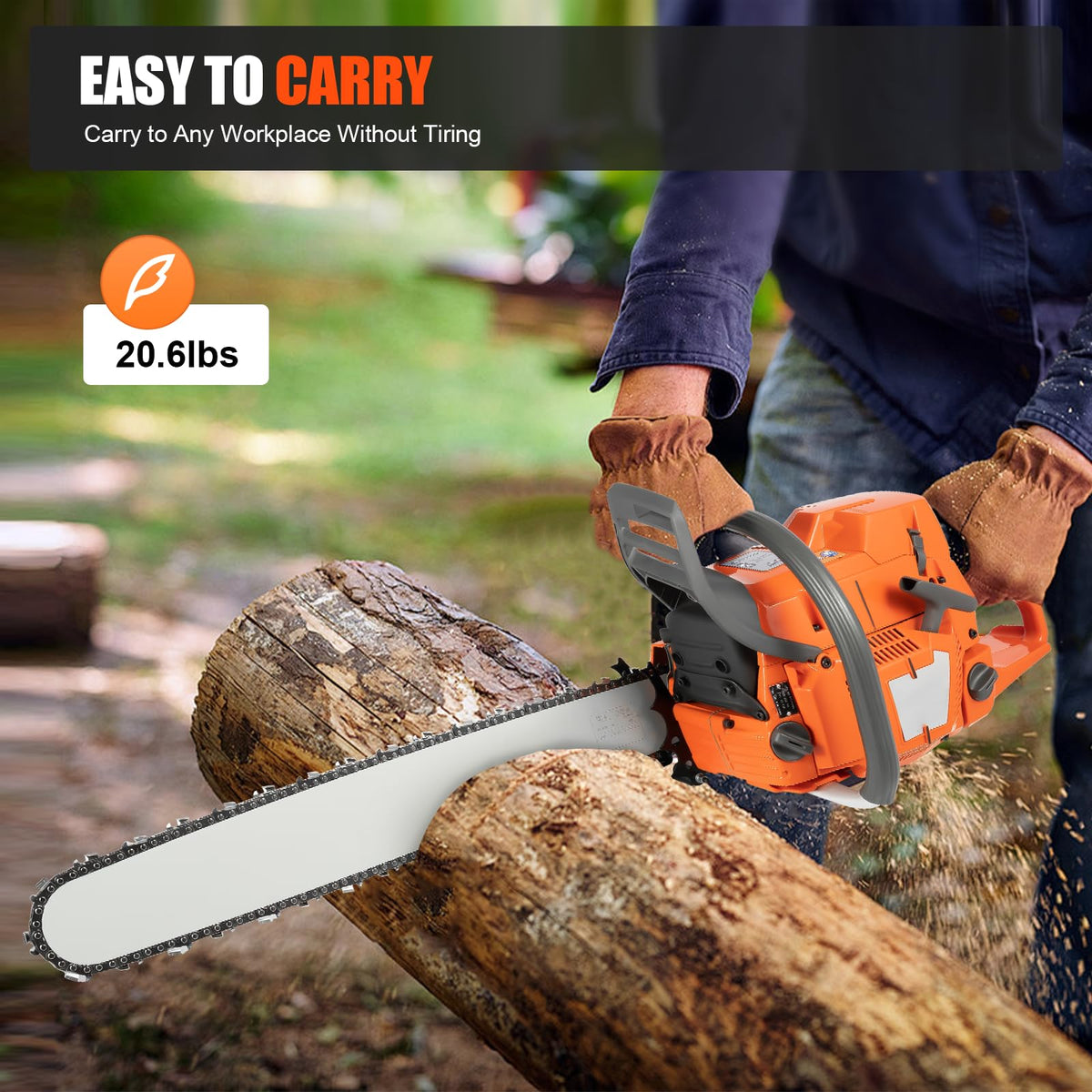 24 Inch 72CC Gas Chainsaw O5546