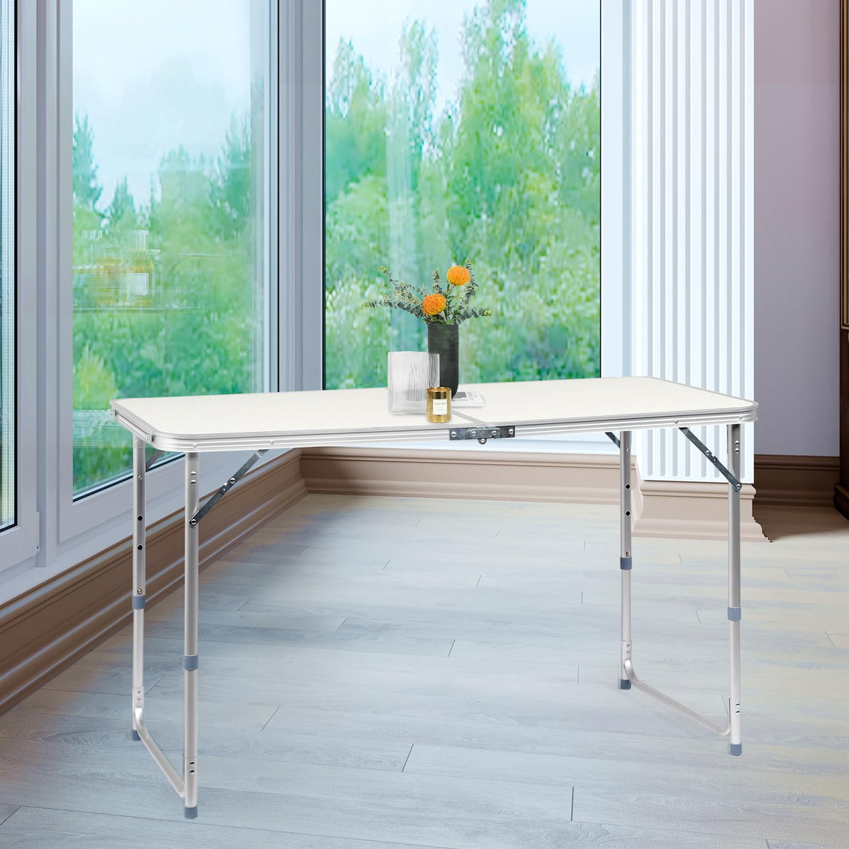 Folding Portable Camping Table White I42780