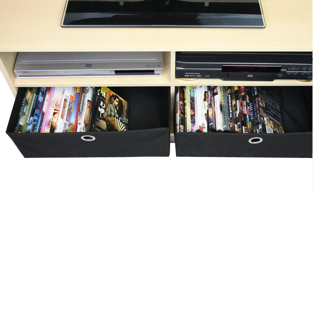 Espresso Brown Entertainment Center with 2 Bin Drawers C12422