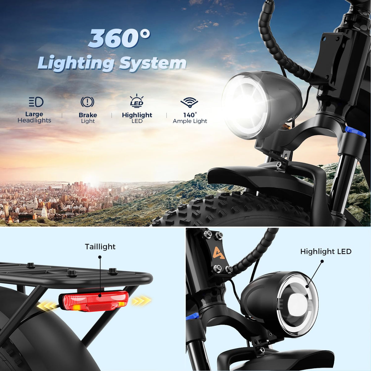 Electric Bike 26 x 4 Fat Tires N298028