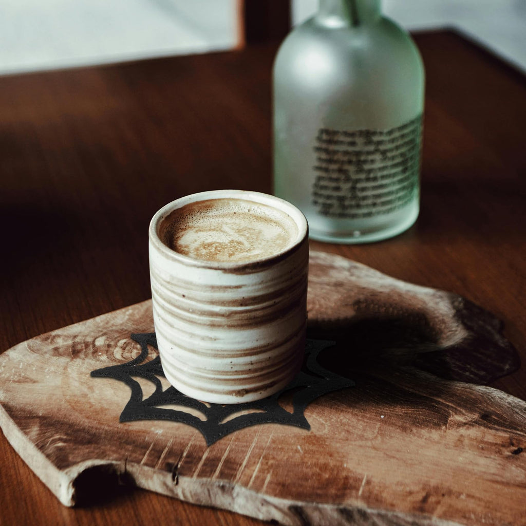 Halloween Spider Web Coasters Set G548