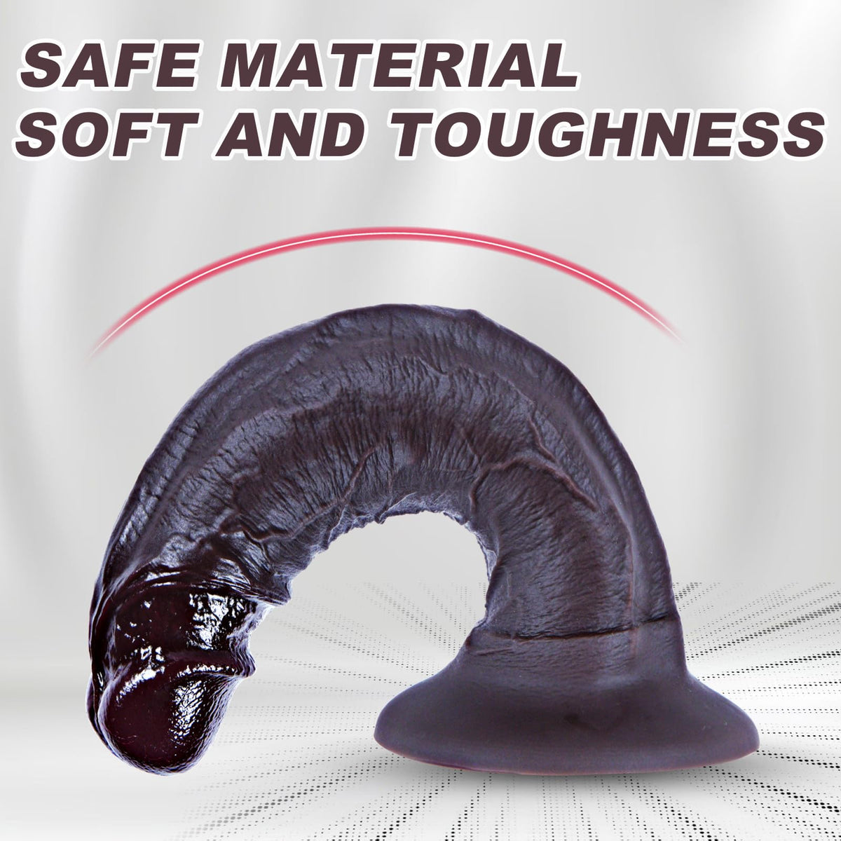 7 Inch Dual Density Silicone Dildo with Suction Cup M30670