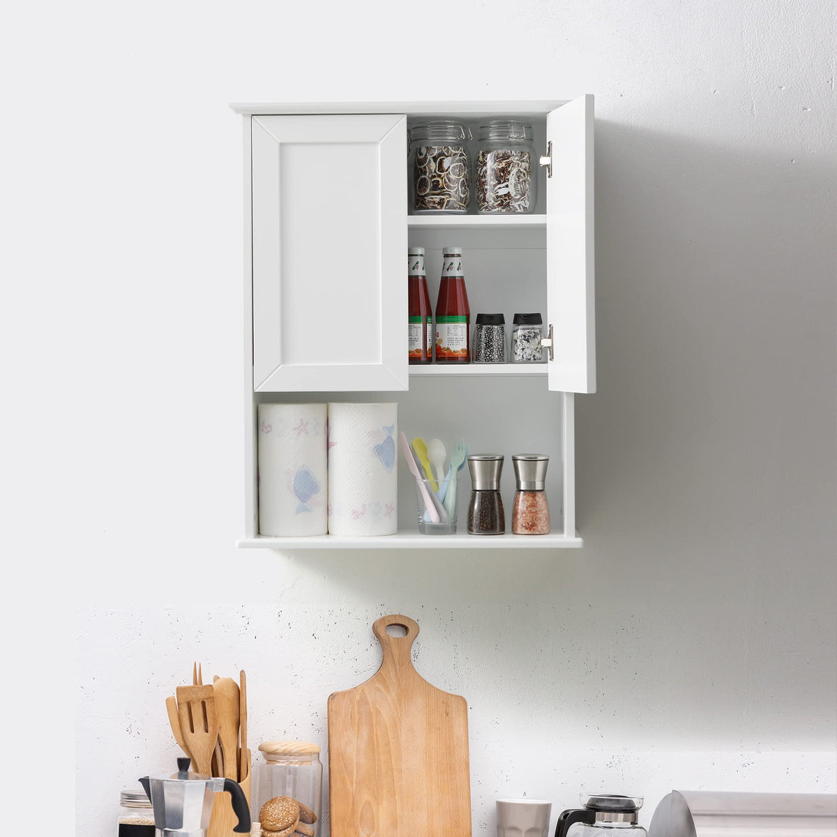 Bathroom Wall Medicine Cabinet with Soft-Close Hinges R82316