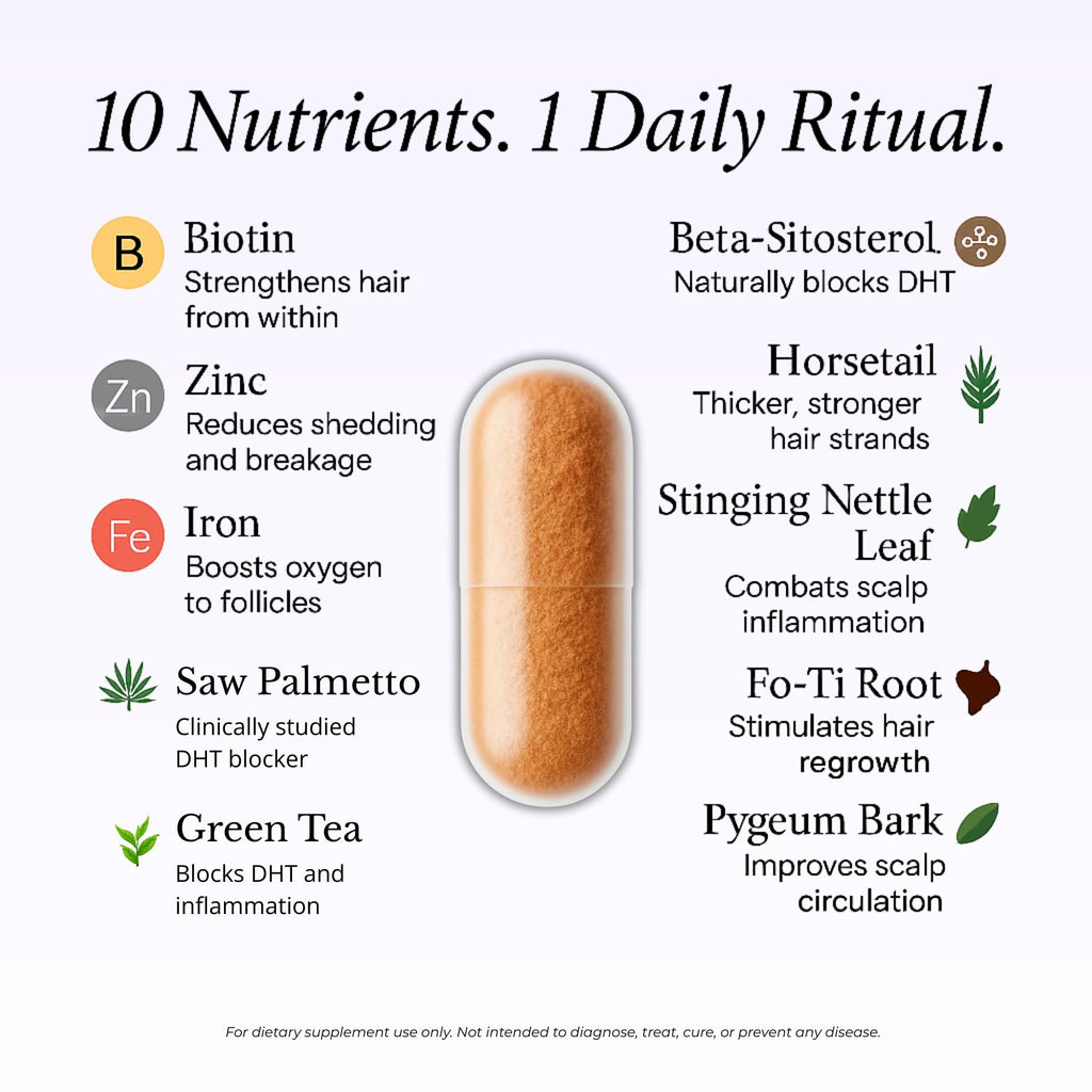 Biotin Collagen Hair Support Supplement 30 Capsules P856