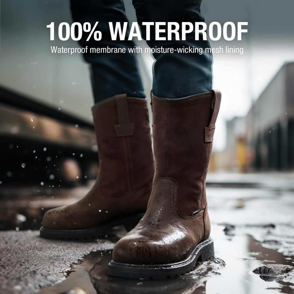 Steel Toe Waterproof Work Boots E32936
