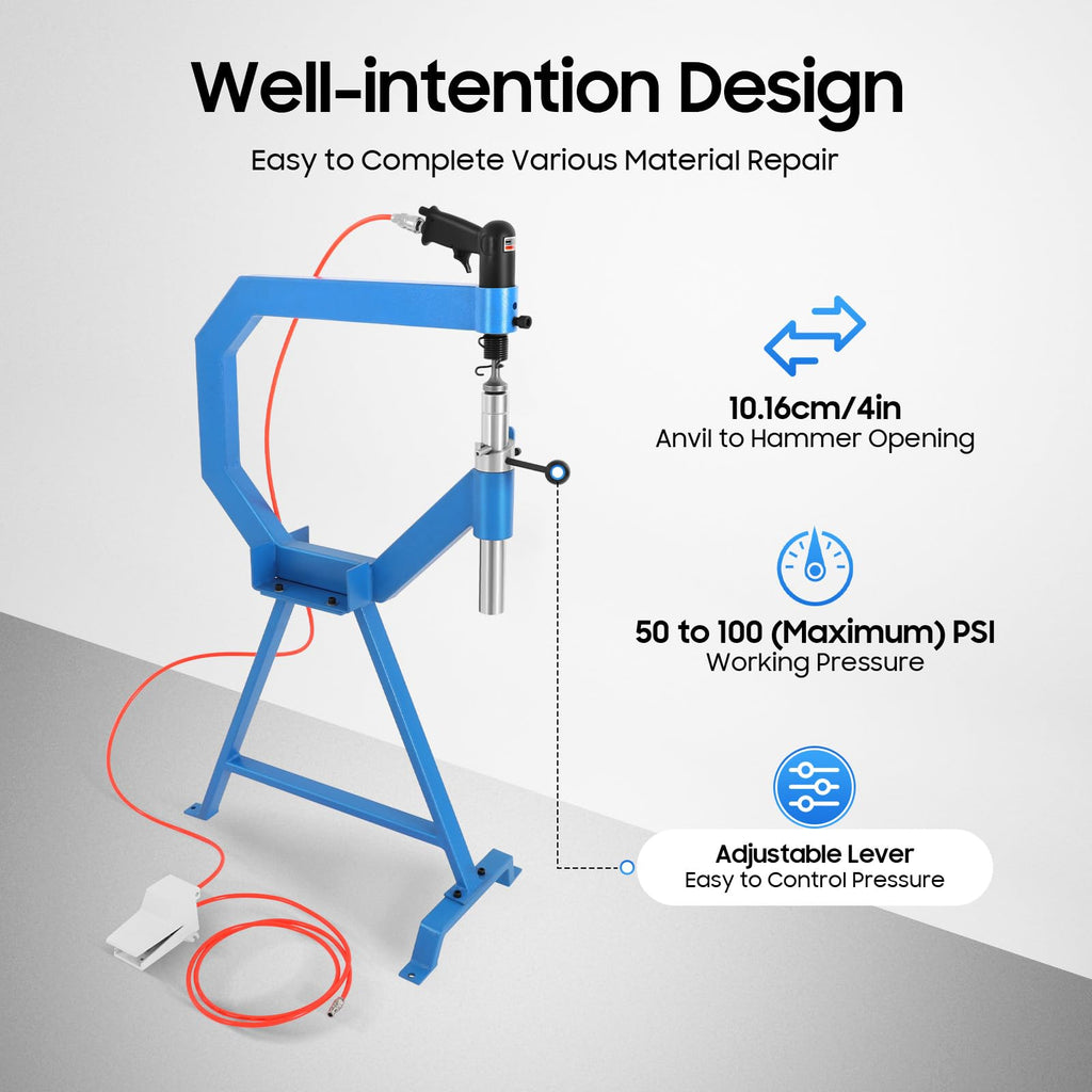 Pneumatic Planishing Hammer with Stand & Foot Pedal B177842