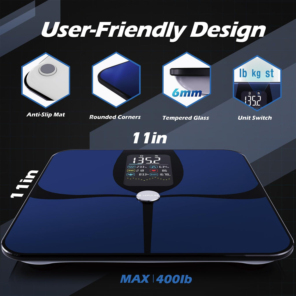 Smart Weight Scale with BMI Body Fat Muscle Mass F515223