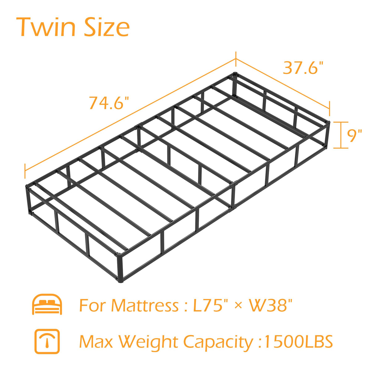 Twin 9 Inch Box Spring G650868