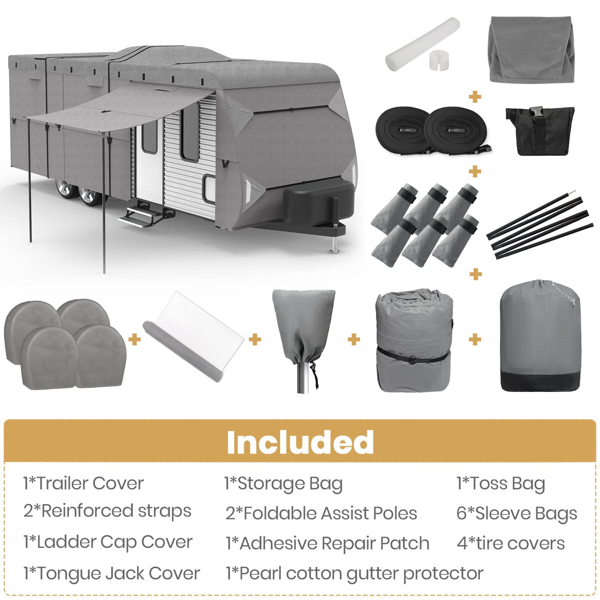 Windproof 27'-30' RV Cover B950519