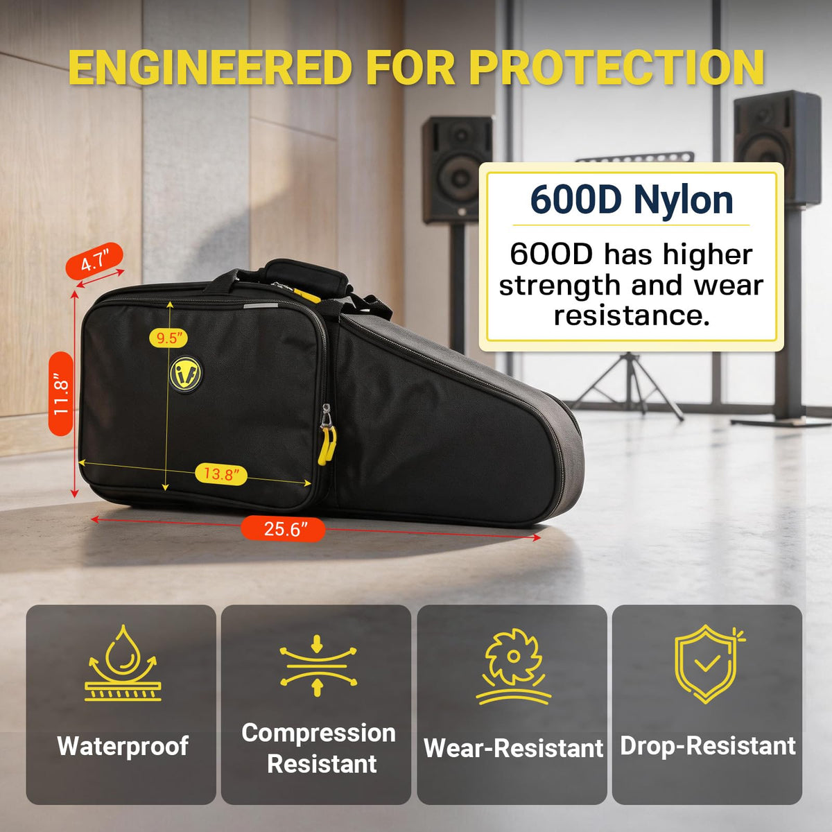 Alto Sax Soft Case with Backpack Straps U426837