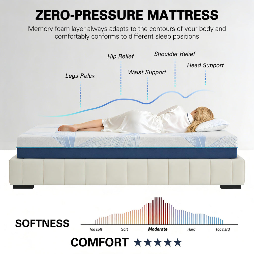 6 Inch Twin Memory Foam Mattress S942211