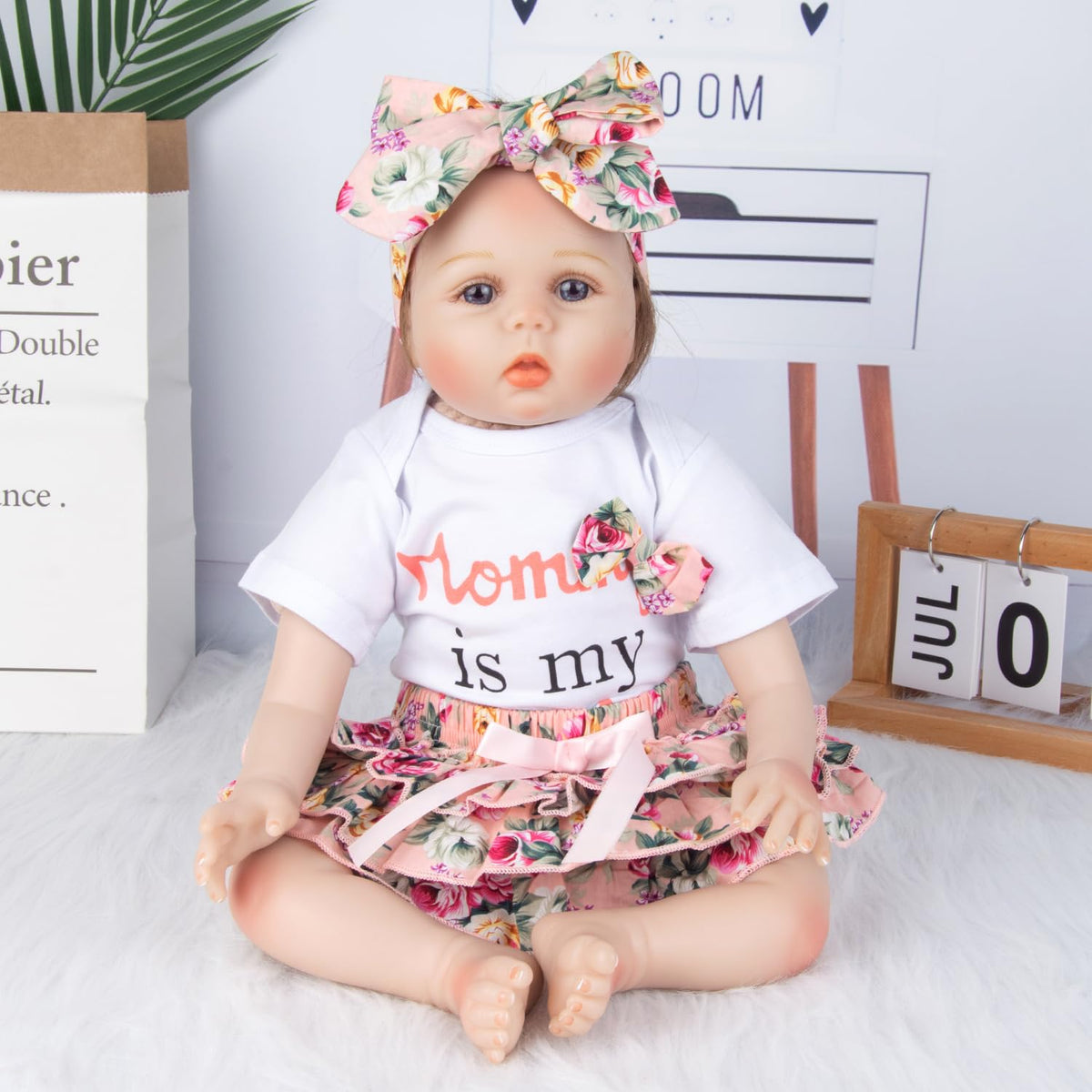 Baby Doll Clothes 20-22 Inch Girl Outfits Pleated Skirt B260278
