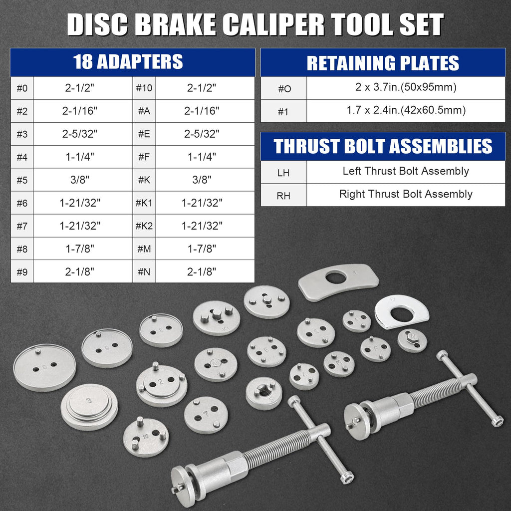 Heavy Duty Disc Brake Caliper Tool Set F1148