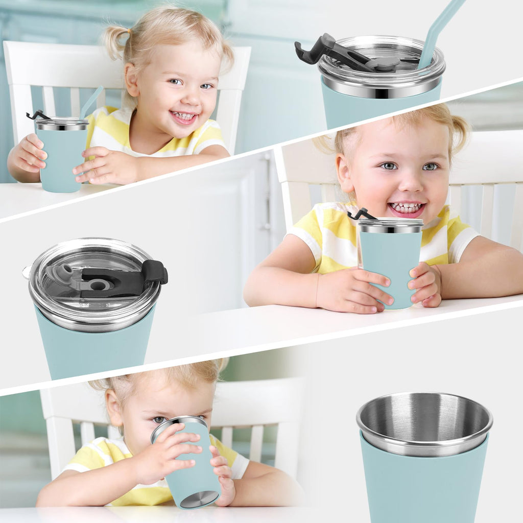 Stainless Steel Kids Cups with Lids, 12oz Spill Proof, 2 Pack M27724