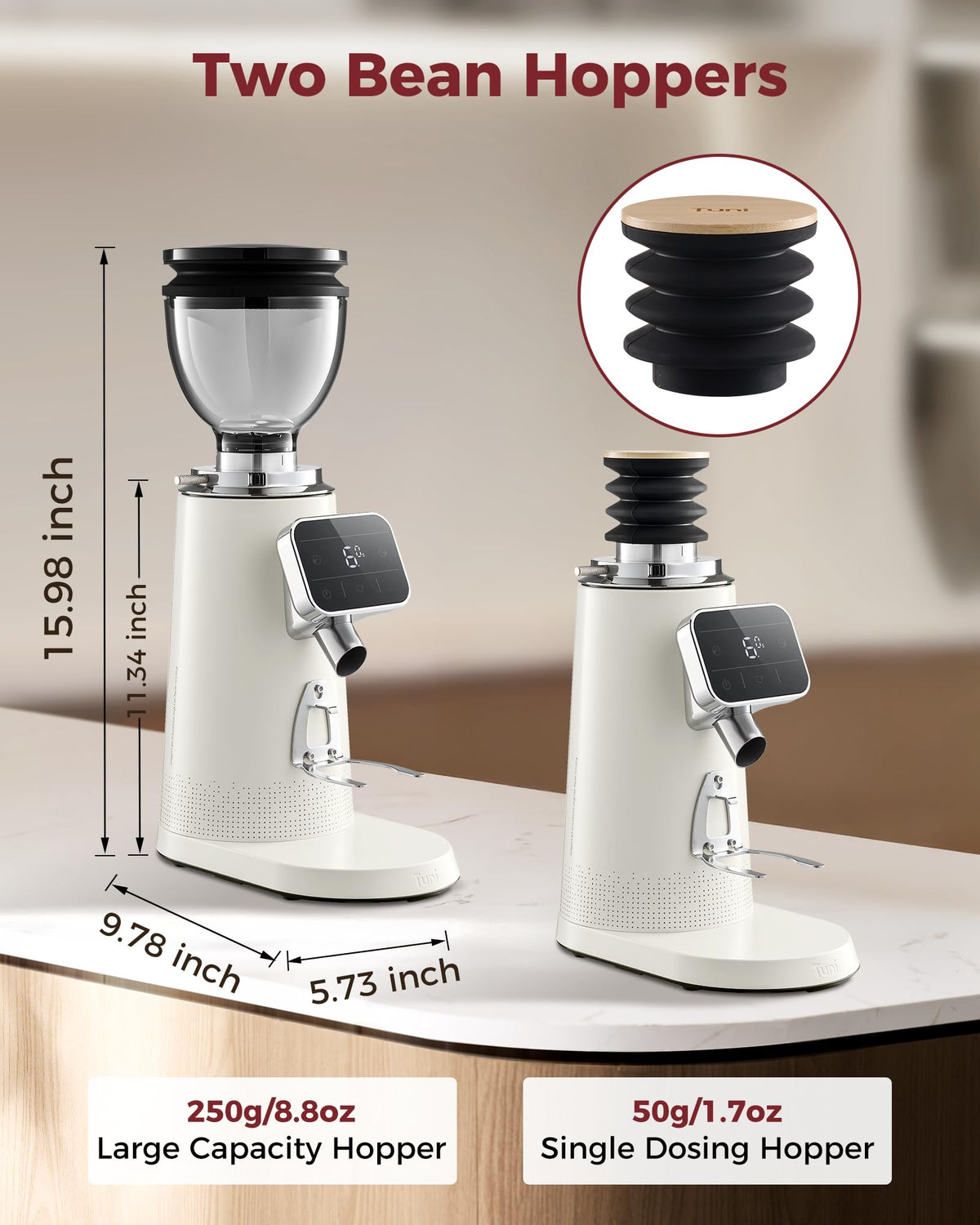 64mm Flat Burr Coffee Grinder F69478