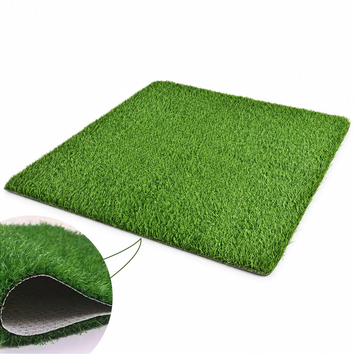 Artificial Grass Dog Potty Pad 24 x 36 in Non-Slip Washable C148300