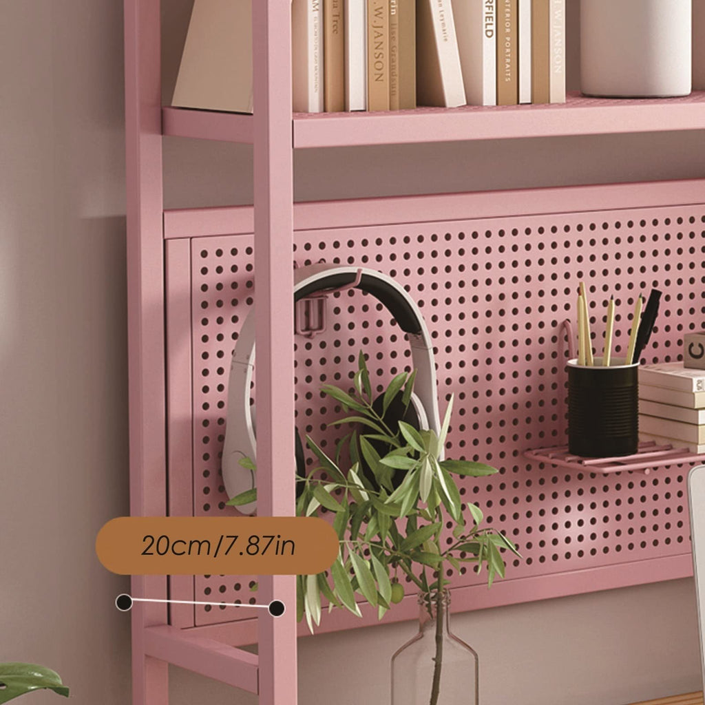White Metal Desktop Bookshelf L33763