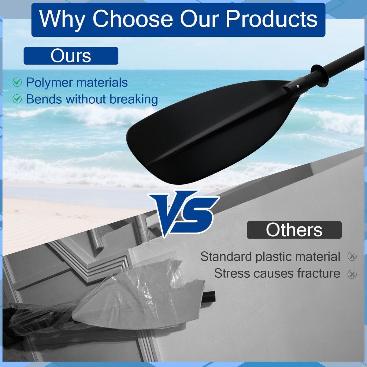 Telescoping Adjustable Kayak Paddle M877