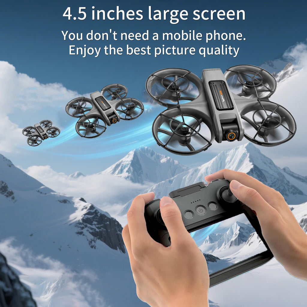 4.5-inch HD Screen Remote Control Drone with 2K Dual Cameras C172422
