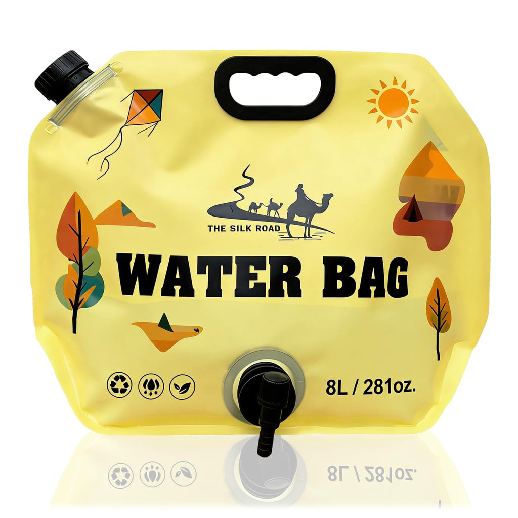 Collapsible 2 Gallon Water Container with Faucet W59282