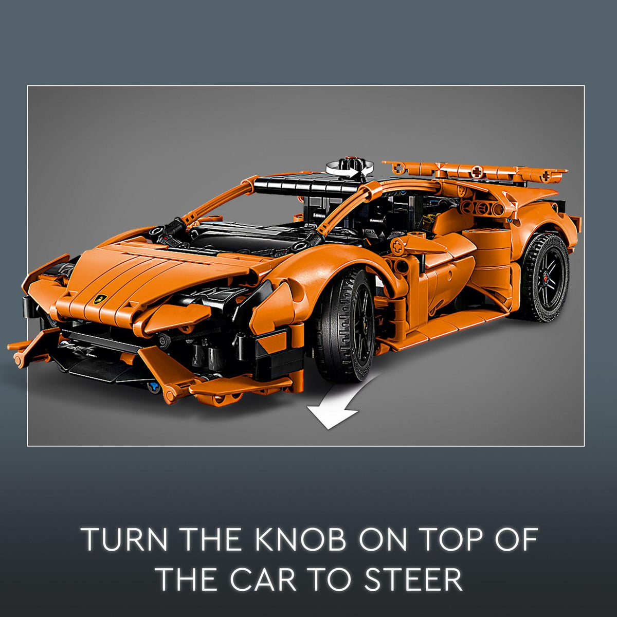 Orange Building Toy Car U6565
