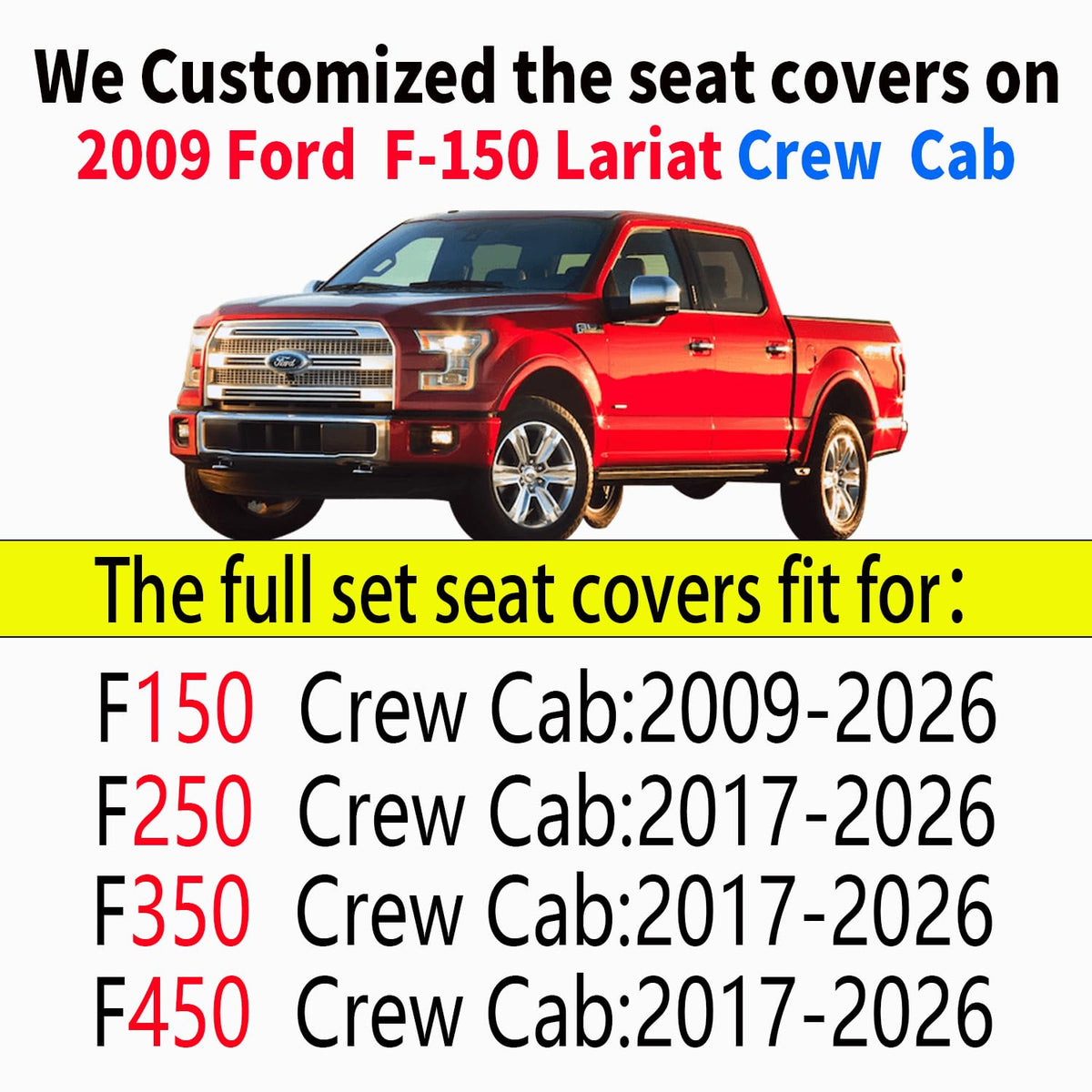 Car Seat Covers Black-Red K2546
