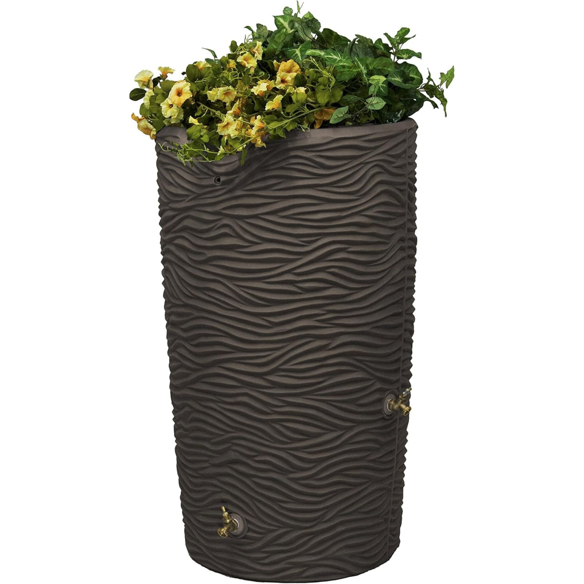 65-Gallon Rain Saver Barrel with 2 Brass Spigots and Screen N8699
