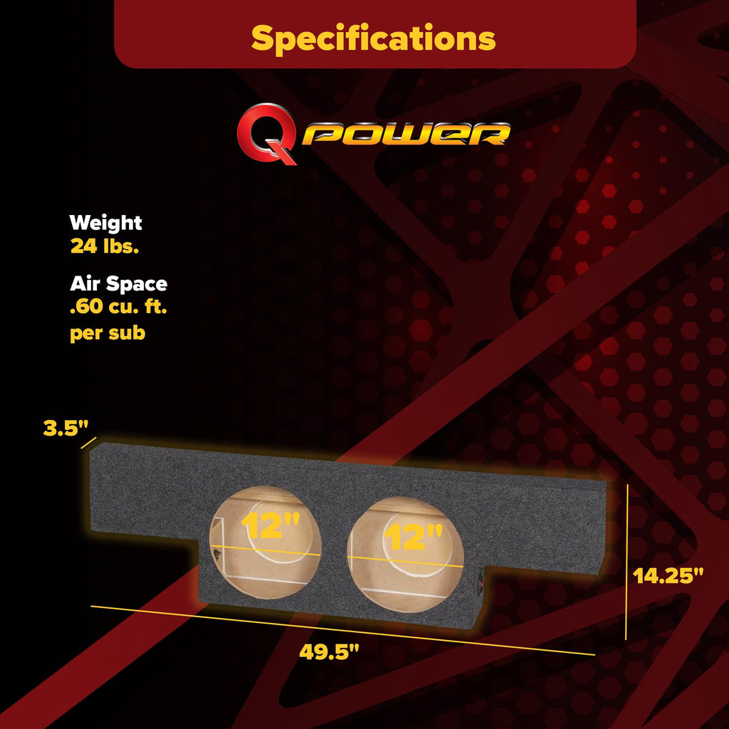 Dual 12in Subwoofer Enclosure J260