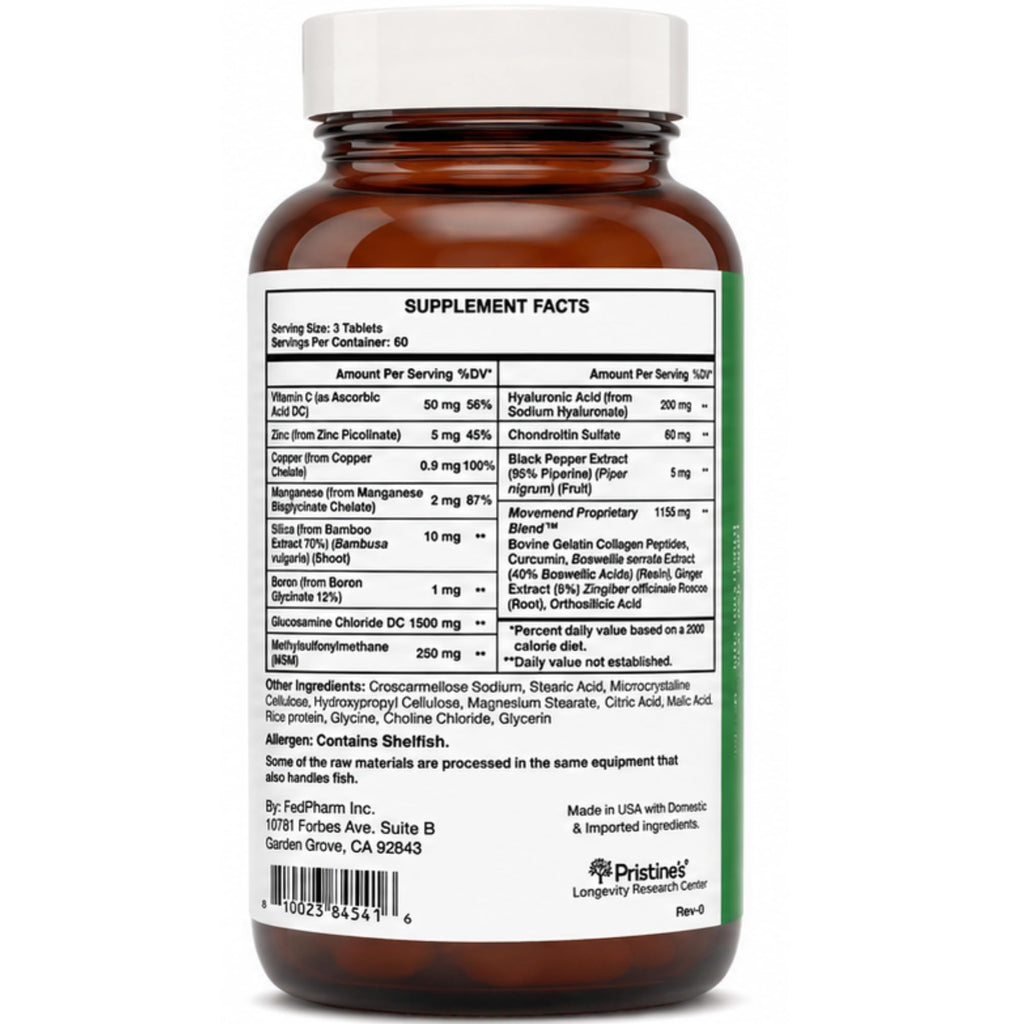 Glucosamine MSM Chondroitin Joint Support 180 Tablets X45410