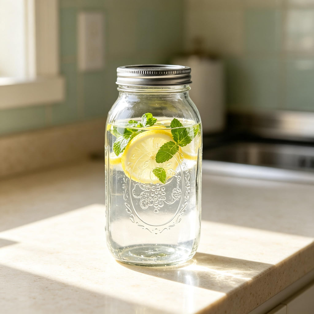 16Oz Regular Mouth Jars with Lids & Bands 12 Pack N971